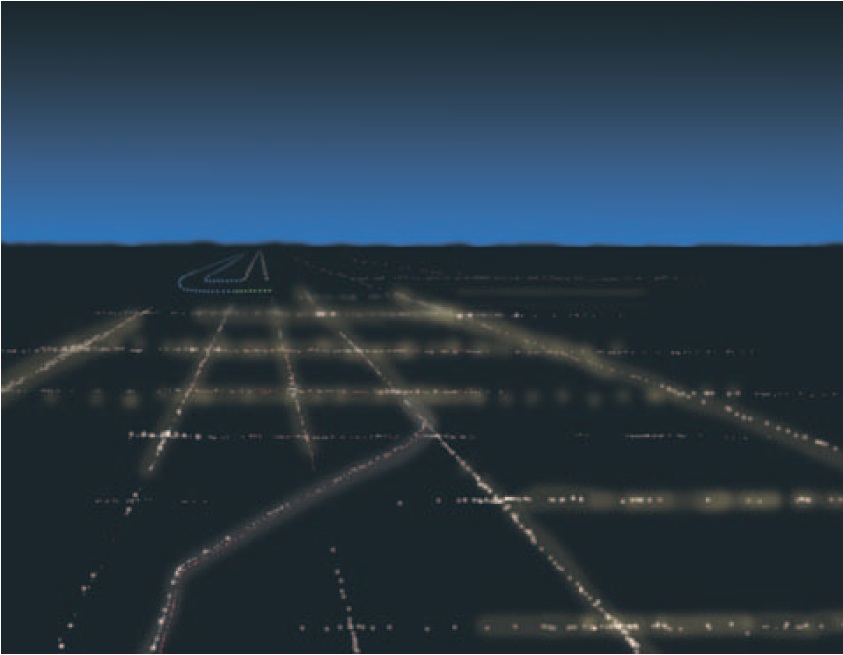 Figure 10-4. Use light patterns for orientation.