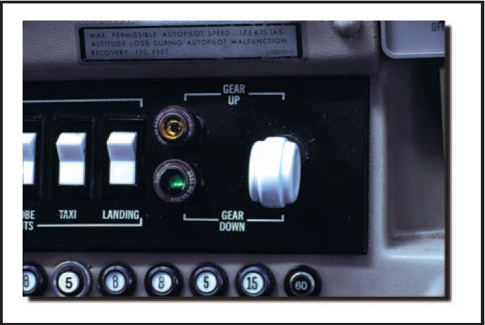 Figure 11-7. Typical landing gear switches and position indicators.