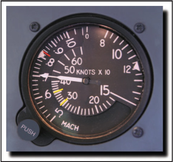 Figure 15-8. Jet airspeed indicator.